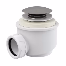 Doucheafvoerset met sifon | Afdekking 70mm CLICK/CLACK van het merk Howatech Doucheafvoergarnituur met sifon | Afdekking 70mm CLICK/CLACK uit de categorie Badpoten & Montagetoebehoren met artikelnummer A465C-50