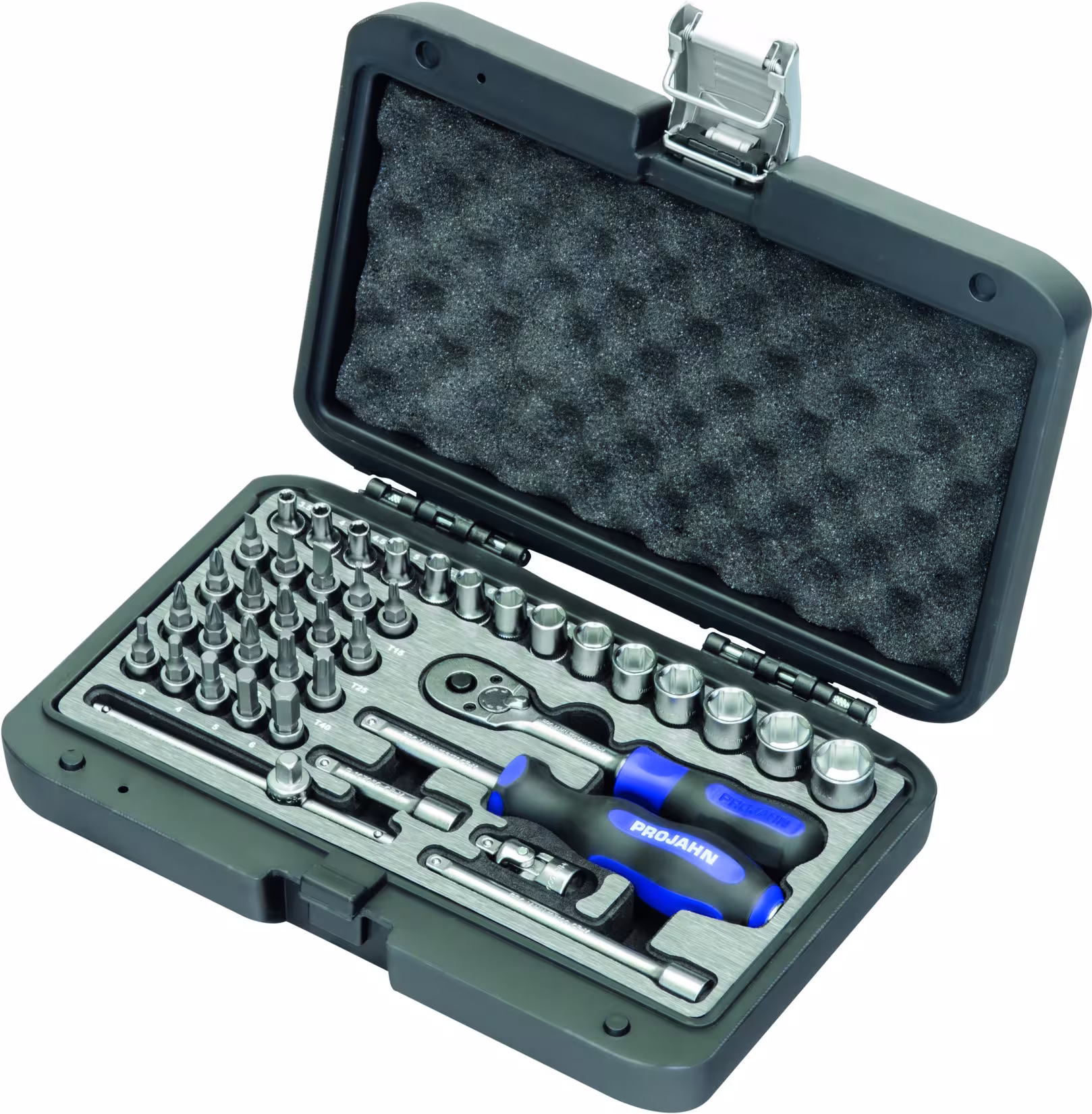 1/4" PROJAHN professionele dopsleutelkoffer 40-delig van het merk PROJAHN uit het assortiment handgereedschappen