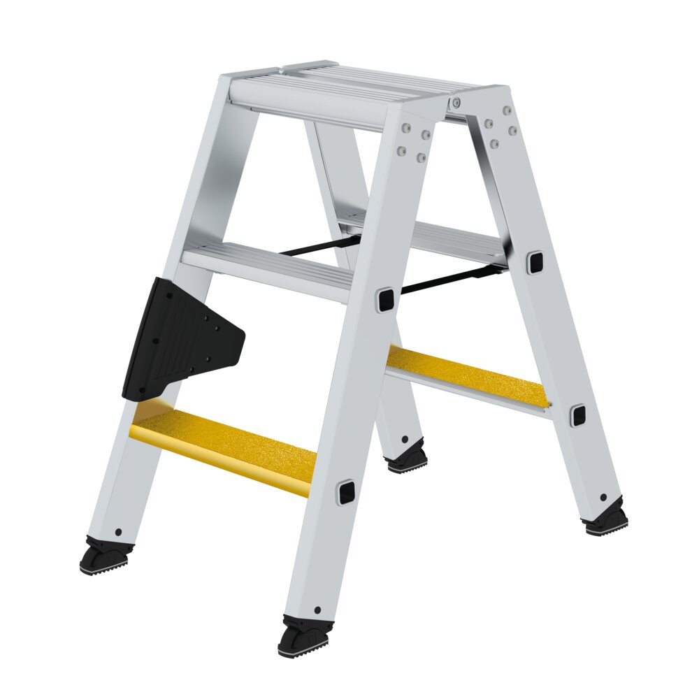 Munk trapladder, toegankelijk vanaf beide zijden, met clip-trede R13, uit de categorie trapladders, artikelnummer 041636