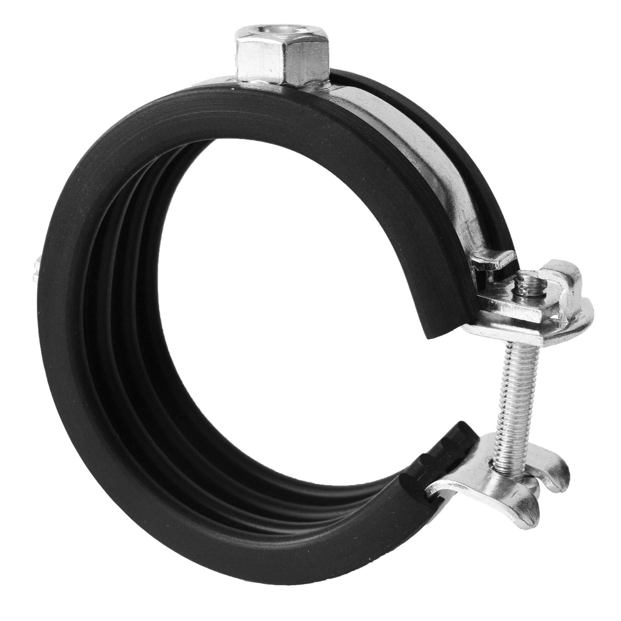 20 stuks - Knikpijpklem M8 32-35mm (1'') gegalvaniseerd met inzetstuk