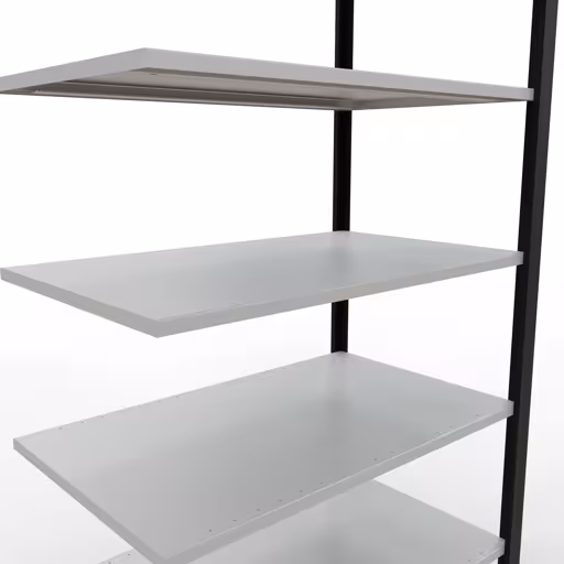 Afbeelding nr. 11 van het artikel, kantoorrekken, insteeksysteem MULTIplus150, 2300 x 1000 x 600 mm, 7 planken, zonder middenaanslag, zwart/lichtgrijs uit de productgroep kantoorrekken van Schulte Lagertechnik