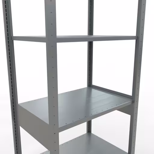 Basisplank, legbord, insteeksysteem MULTIplus150, 2500 x 750 x 500 mm, 6 legborden, verzinkt van Schulte Lagertechnik uit de categorie insteeksysteem