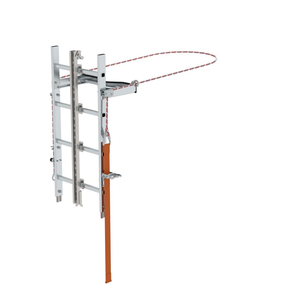 Munk dubbelrail mastladder, inzetstuk 2/4 sporten, uit de categorie Speciale ladders, Professionele producten, artikelnummer 077437
