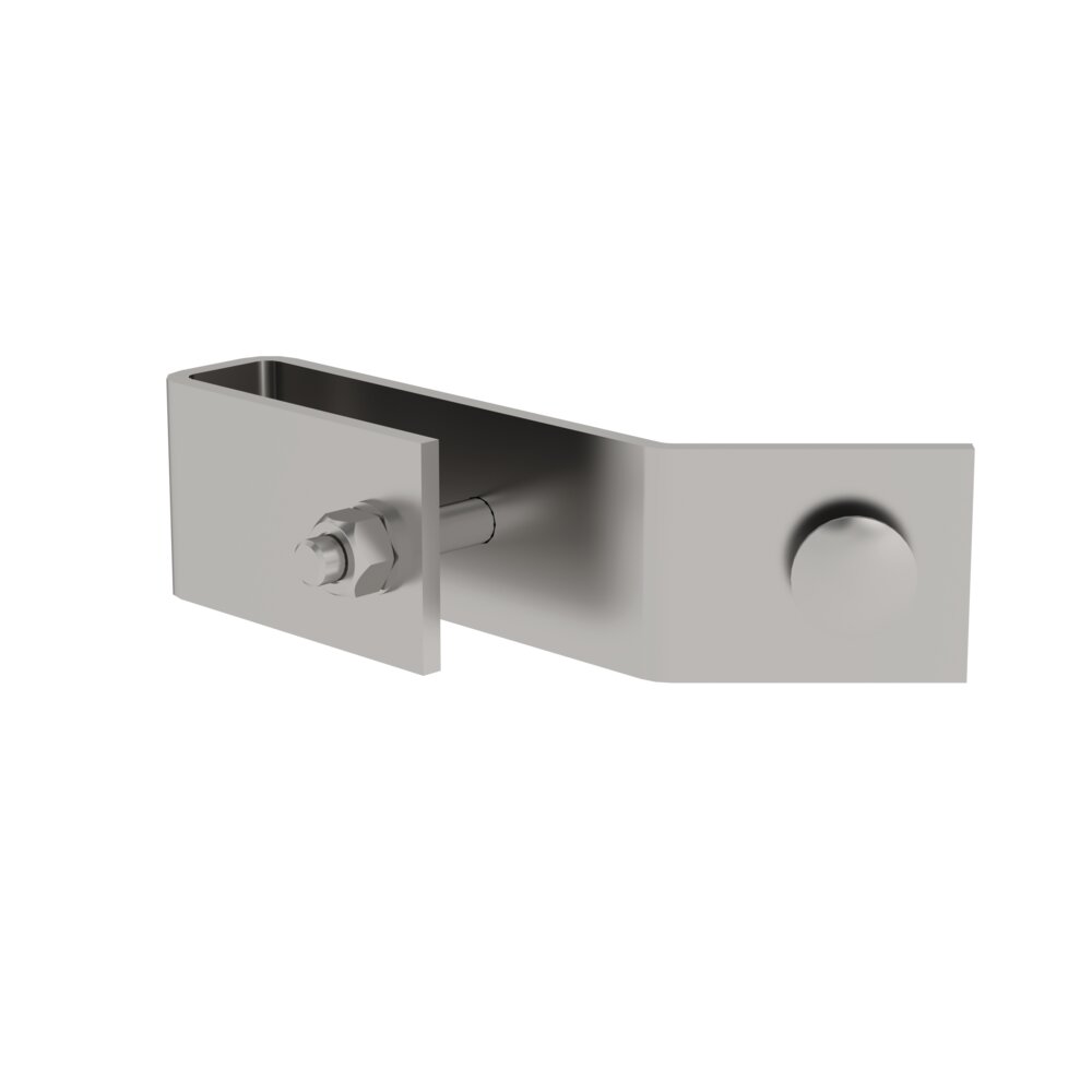 Munk railbevestiging voor ladderboom 50x20 mm RVS van Günzburger Steigtechnik Munk roestvrijstalen railbevestiging voor ladderstijlen, uit de categorie Speciale Ladders, Professionele Producten, met artikelnummer 077567