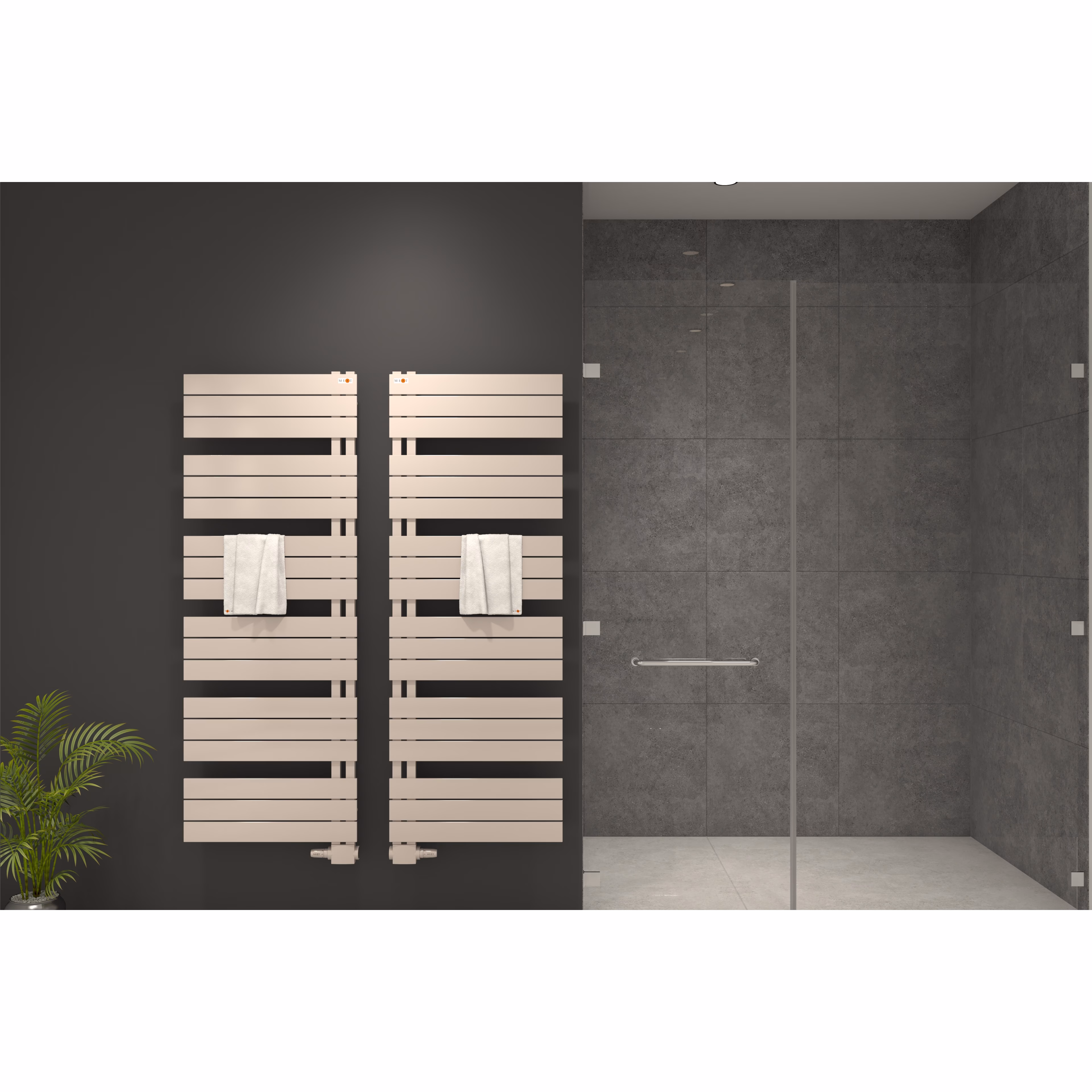 Ohne Text 4499408591278818966 Mert Design badkamer radiator model Aşk, wit, 400x800 mm