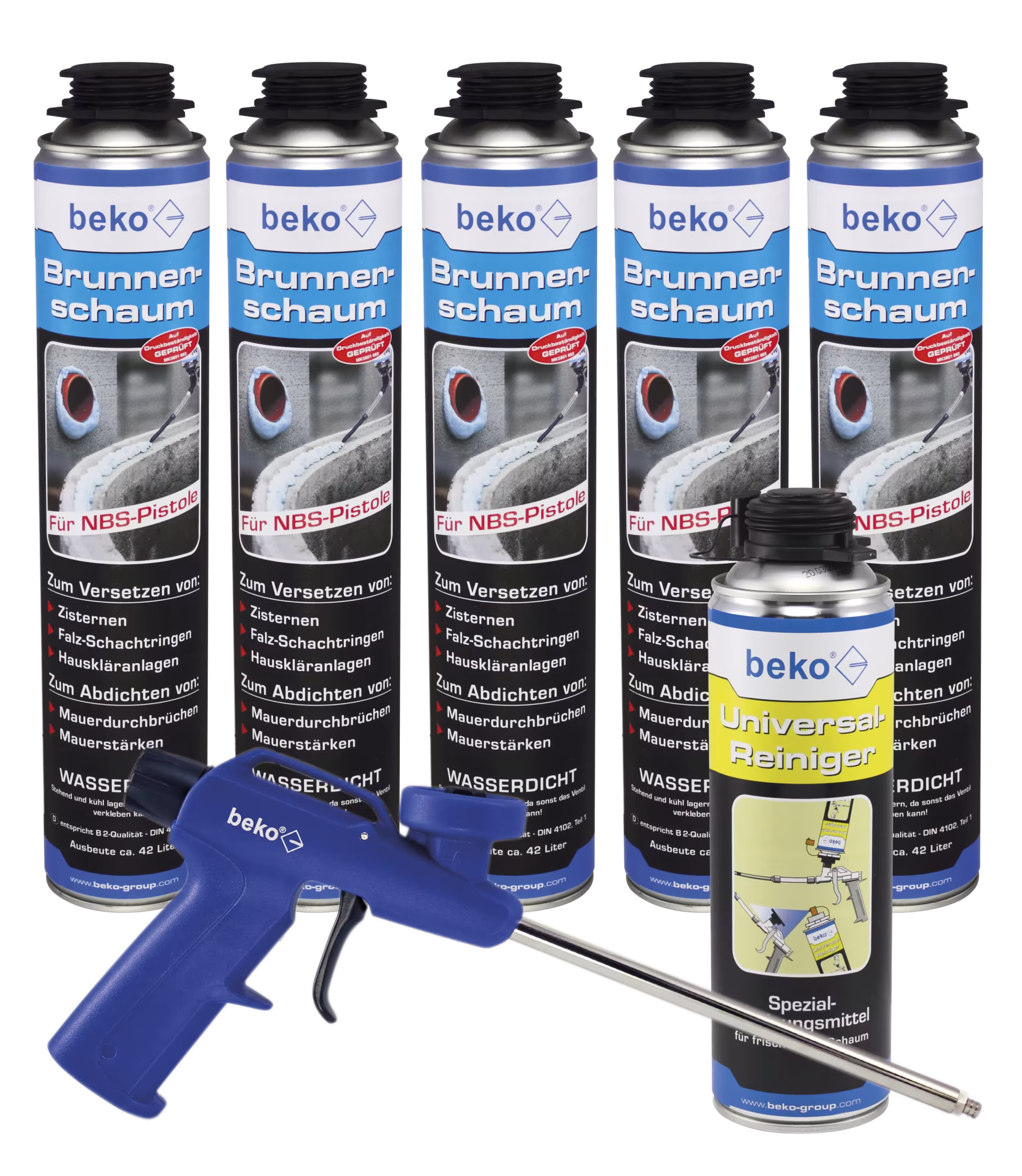 SET: beko fonteinschuim NBS set van Beko SET: beko fonteinschuim NBS-set uit de categorie PU-schuim met art.nr. 999 95 098