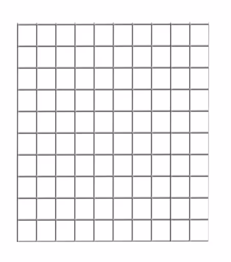 Figuur nr. 7 van het artikel gaaszijwand 500 x 500 mm (H x D), blank verzinkt uit de productgroep schroefsysteem van Schulte Lagertechnik.