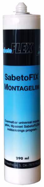 Afdichtings- en montagelijm van Klöber Afdicht- en montagelijm, steile dakdoorgangen