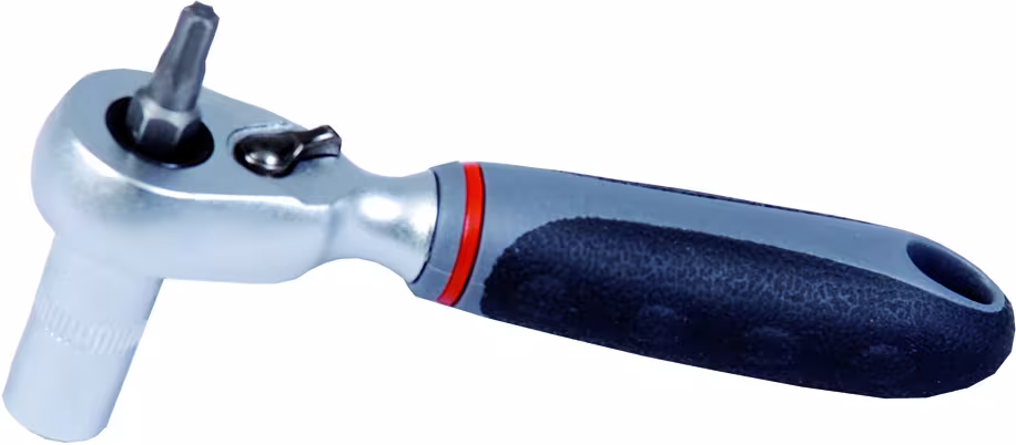 1/4" dubbele omschakelbare ratel voor bit + dop van het merk PROJAHN uit het assortiment handgereedschappen