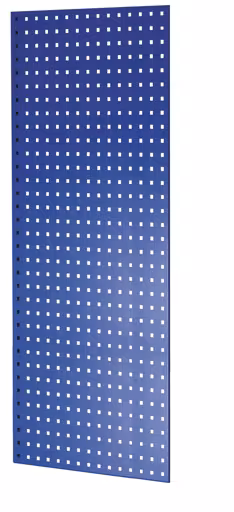 Geperforeerde zijwand, 90 x 1300 x 600 mm (H x D), RAL 5010 gentiaanblauw van Schulte Lagertechnik uit het plug-in systeem-assortiment