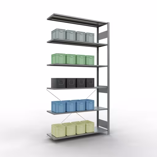 Productafbeelding nr. 13 van het artikel insteeksysteem opzetplank 2500x1300x400 mm, type 150 kg, verzinkt uit het insteeksysteem assortiment van Schulte Lagertechnik