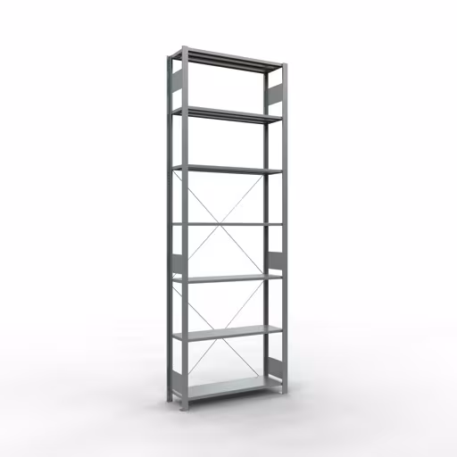 Figuur nr. 16 van het artikel basisrek, legplank-insteeksysteem MULTIplus85, 3000 x 1000 x 300 mm, 7 legborden, verzinkt uit de productgroep insteeksysteem van het merk Schulte Lagertechnik.