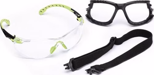 Solus™ 1000-delige set veiligheidsbrillen EN 166, EN 170, groene pootjes, heldere PC-lens, 3M, uit de categorie veiligheidsbrillen met artikelnummer 4000370073