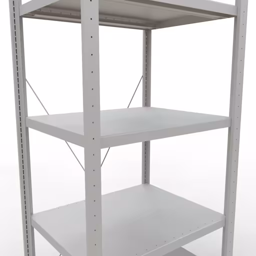 Figuur nr. 12 van het artikel basisplank, legbord, insteeksysteem MULTIplus250, 2000 x 750 x 600 mm, 5 legborden, kruisschoor, RAL 7035 lichtgrijs uit de productgroep insteeksysteem van Schulte Lagertechnik.