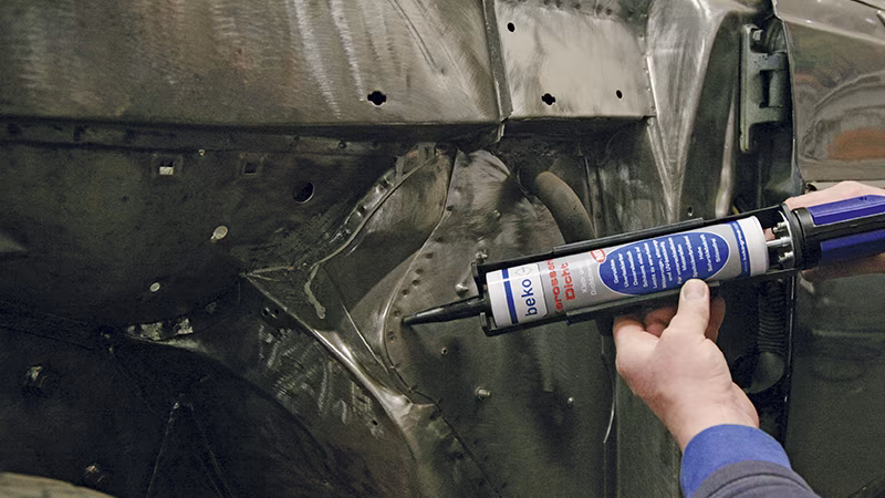 Afdichtingsmiddel voor carrosserie 310 ml WIT Lijm/afdichtingsmiddel Antriebswelle, Maschine, Person