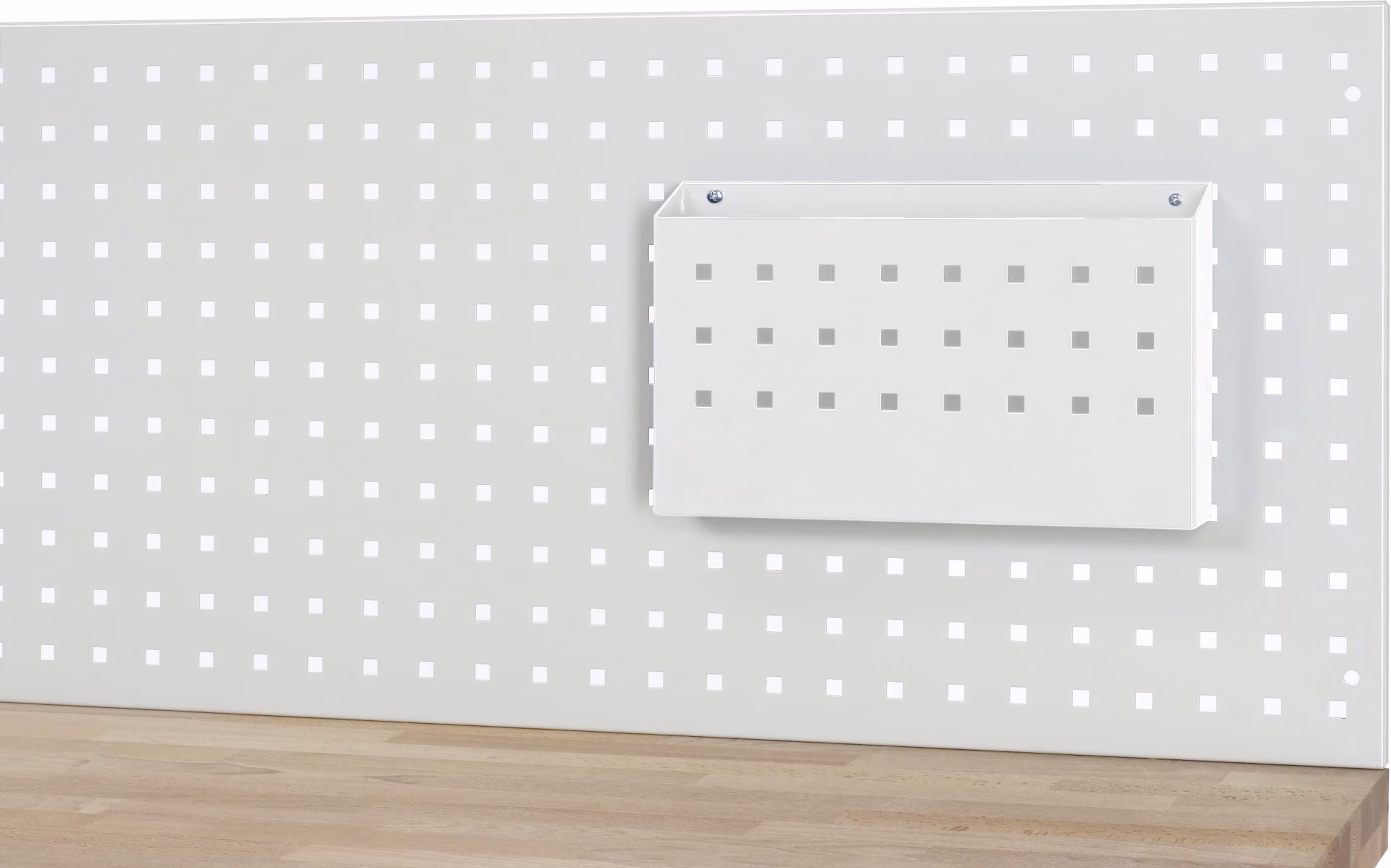 Documententas voor geperforeerd paneel, B325xD65xH200mm, RAL7035 uit de categorie Bedrijfsinrichting met artikelnummer 09-ZT.12