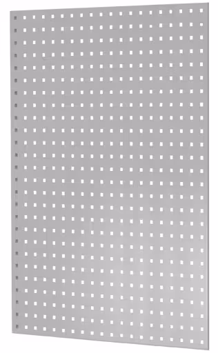 Geperforeerde plaat zijpaneel, 90 x 1000 x 800 mm (H x D), RAL 7035 lichtgrijs van Schulte Lagertechnik Geperforeerde zijwand, 90 x 1000 x 800 mm (H x D), RAL 7035 lichtgrijs, accessoires, art.nr. 35669
