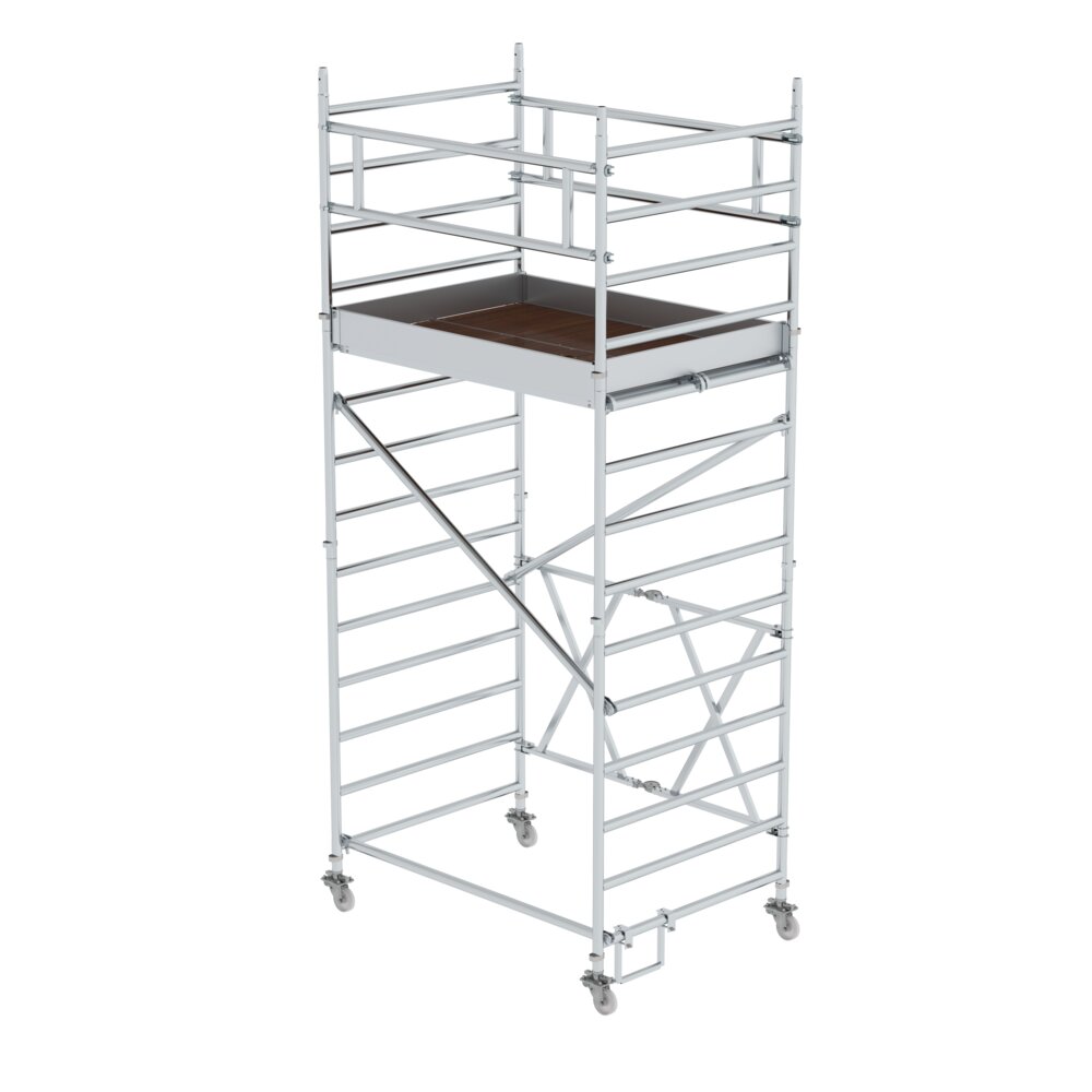 Munk vouwsteiger 1,35 x 1,80 m platformhoogte 3 m van Günzburger Steigtechnik Munk vouwsteiger 0,75 x 1,80 m uit de categorie Vouwsteigers met artikelnummer 115228