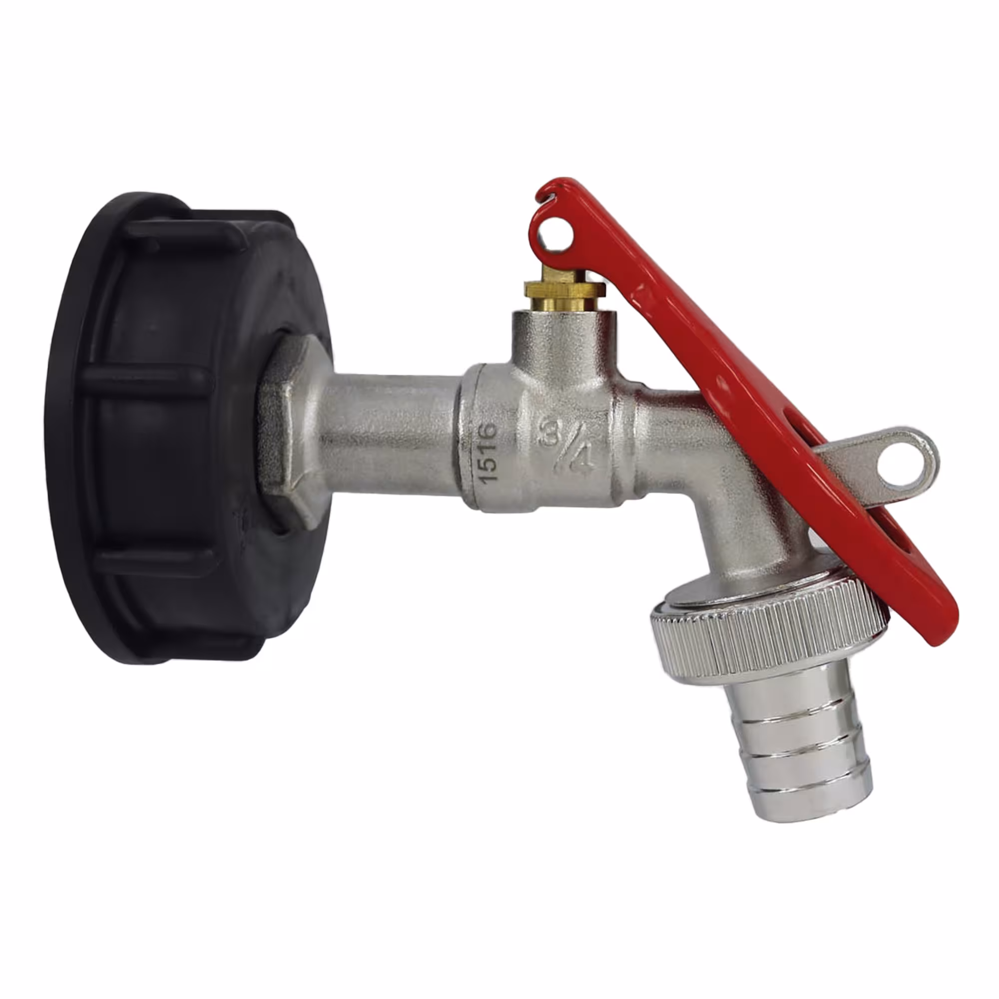 IBC-adapter met afsluitbare kogelkraan, IBC-tanksysteem, artikelnr. 92174