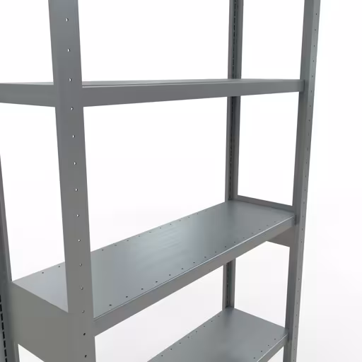 Figuur nr. 15 van het artikel basisrek, legplank, insteeksysteem MULTIplus330, 2500 x 1000 x 300 mm, 6 legborden, lengtestangen, verzinkt uit de insteeksysteem productgroep van Schulte Lagertechnik.