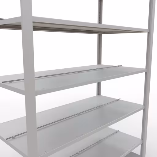 Figuur nr. 14 van het artikel basisplank, kantoorplank, insteeksysteem MULTIplus150, 2300 x 1300 x 600 mm, 7 planken, met middenaanslag, lichtgrijs uit de productgroep kantoorplanken van het merk Schulte Lagertechnik.