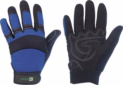 Handschoenen van imitatieleer, maat 10, zwart/blauw, van het merk elysee®. Master maat 10 kunstleren handschoenen, zwart/blauw, uit de categorie leren handschoenen, artikelnummer 4000371075