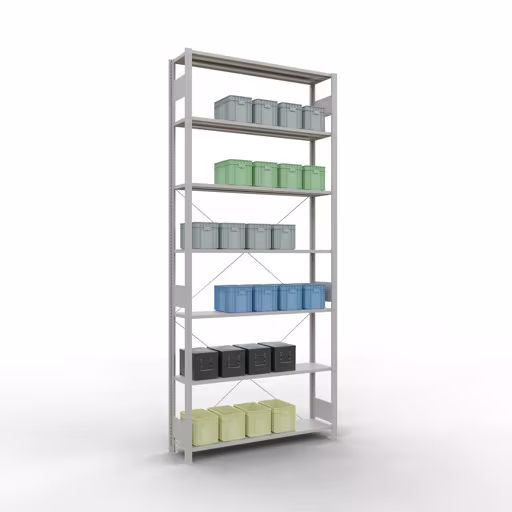 Productafbeelding nr. 12 van het artikel insteeksysteem basisplank 3000x1300x300 mm, type 150 kg, lichtgrijs uit het insteeksysteem assortiment van Schulte Lagertechnik