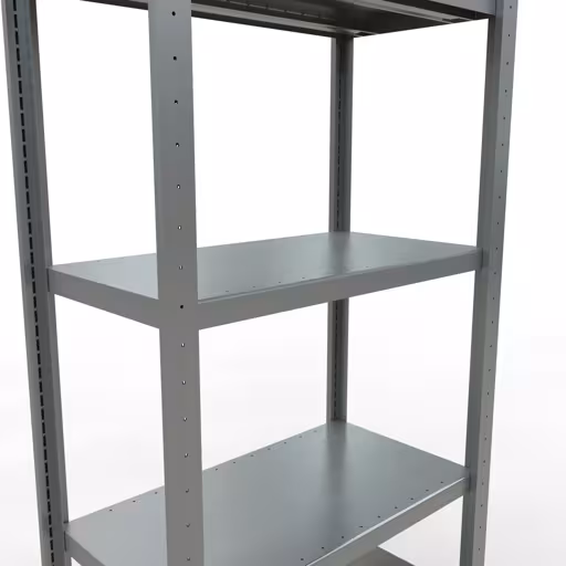 Basisplank, legbord, insteeksysteem MULTIplus250, 2000 x 750 x 400 mm, 5 legborden, verzinkt van Schulte Lagertechnik uit de categorie insteeksysteem