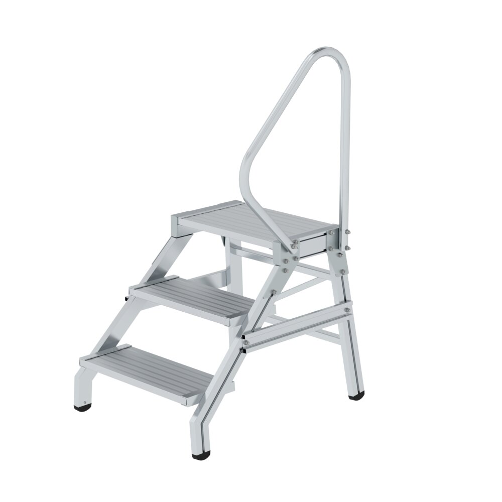 Munk montagetrede met leuning uit de categorie "Trappen" met artikelnummer 050179