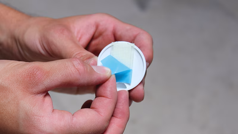 Xtreme Tape STRIPS, met weefsel versterkt, 20 mm x 40 mm, 1 pak = 70 stroken Körperteil, Finger, Hand, Person, Baby