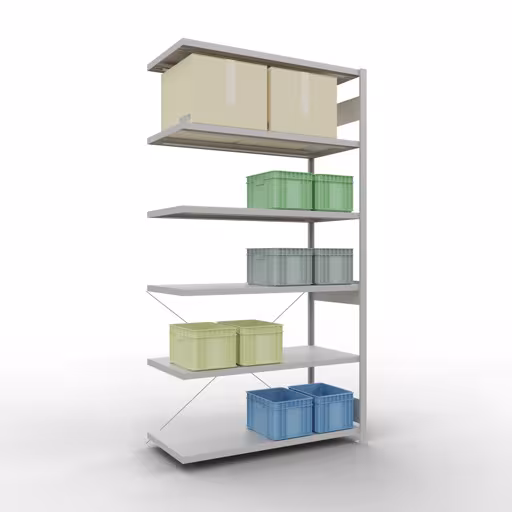 Figuur nr. 10 van het artikel insteeksysteem opzetplank 2500x1300x600 mm, type 250 kg, lichtgrijs uit de productgroep insteeksysteem van het merk Schulte Lagertechnik.