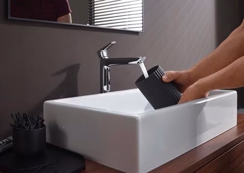 Detailbild 4073802 Hansgrohe ééngreeps wastafelmengkraan 240 TALIS E nominale breedte 15 zonder afloop chroom