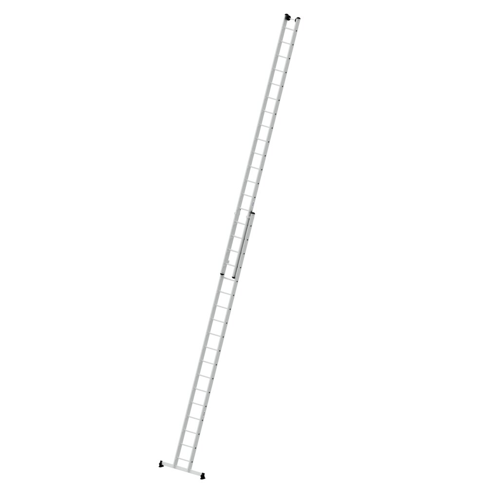 Munk 2-delige sportverlengladder met nivello® dwarsbalk, 2x18 sporten, van Günzburger Steigtechnik Munk 2-delige uitschuifladder met Nivello® dwarsbalk uit de categorie uitschuifladders en touwladders, artikelnummer 020418