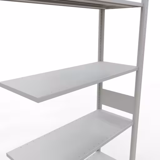 Afbeelding nr. 14 van het artikel aanbouwrekken, legbordstellingen, insteeksysteem MULTIplus85, 3000 x 1000 x 400 mm, 7 legborden, RAL 7035 lichtgrijs uit de productgroep insteeksysteem van het merk Schulte Lagertechnik