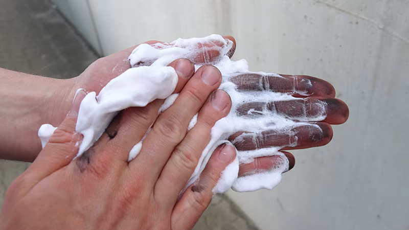 CareLine Handclean handbeschermingsschuim 200 ml Hand, Person, Finger, Baby, Pille