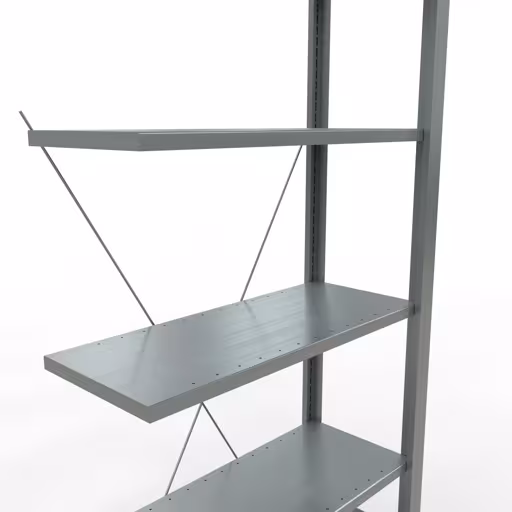 Afbeelding nr. 13 van het artikel, kantoorrekken, insteeksysteem MULTIplus85, 2000 x 750 x 300 mm, 6 legborden, verzinkt, zonder aanslaglijst uit de productgroep kantoorrekken van Schulte Lagertechnik