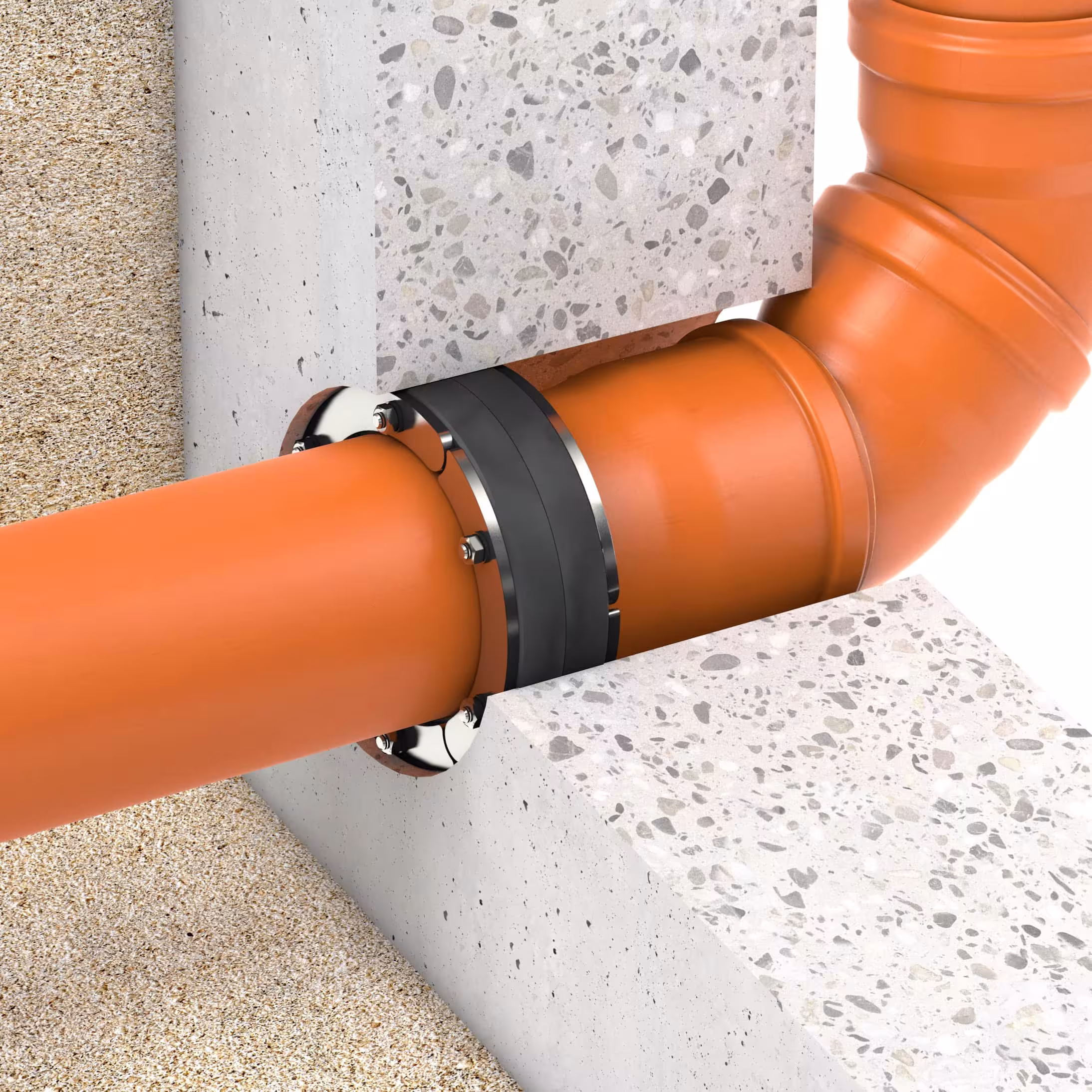 Ring-ruimteafdichting 40 mm RRD200/40/V2A/EPDM 1 x 160 mm van UGA System-Technik Ring-ruimteafdichting 40 mm, ringvormige ruimteafdichting, art.nr. 484020016024