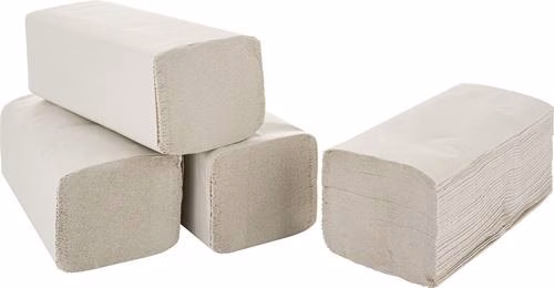 ELOclean Basic 2-laags witte gevouwen handdoek, circa 240 mm lang x circa 230 mm breed, uit de categorie Schoonmaak- en poetsdoeken, Handdoeken, Handdoekrollen, artikelnummer 9000469245