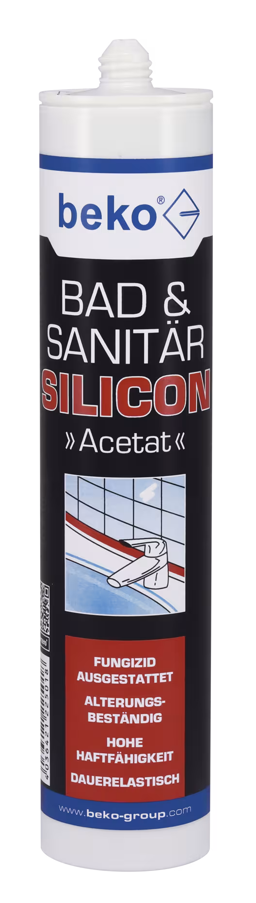 Badkamer & Sanitair Siliconen »Acetaat« 310 ml ZILVERGRIJS van Beko Badkamer & Sanitair Siliconen »Acetaat« 310 ml ZILVERGRIJS uit de categorie Siliconen met art.nr. 225 13