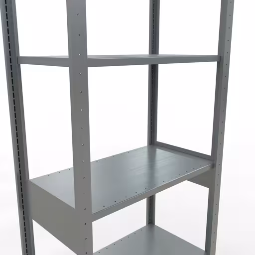 Productafbeelding nr. 6 van het artikel basisrek, legbord-insteeksysteem MULTIplus150, 2500 x 750 x 400 mm, 6 legborden, verzinkt uit het insteeksysteem-assortiment van Schulte Lagertechnik