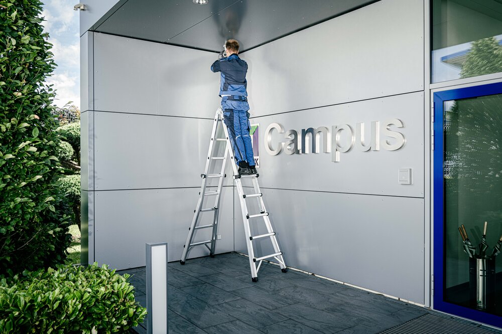 Milieubild 3815552 Munk telescopische ladder 4-delig zonder dwarsbalk 4x4 sporten