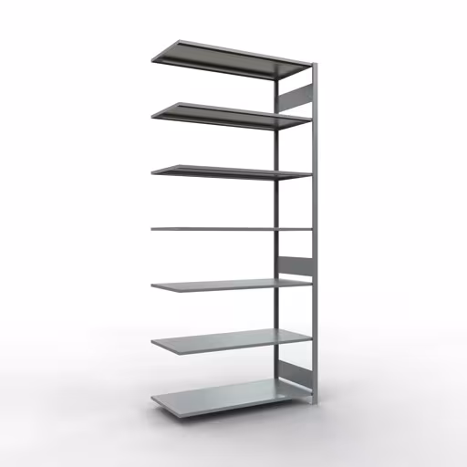 Productafbeelding nr. 12 van het artikel aanbouwrekken, legbord, insteeksysteem MULTIplus150, 3000 x 1300 x 600 mm, 7 legborden, verzinkt uit het assortiment insteeksysteem van Schulte Lagertechnik