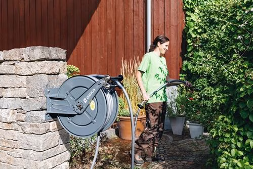 Detailbild 4084453 Schlauchaufroller PA30 Anschlussgewinde 33,25mm Gewinde 1 Außengewinde Zoll pulverbeschichteter Stahl GEKA