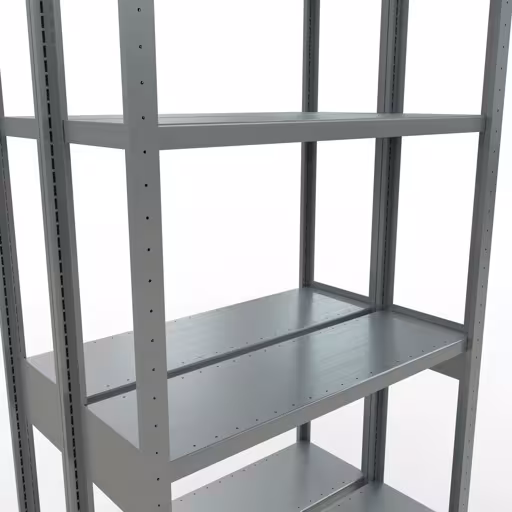 Productafbeelding nr. 13 van het artikel basisplank, dubbele plank, legbord insteeksysteem MULTIplus250, 3000 x 1000 x (2x300) mm, 2x7 legborden, verzinkt uit het assortiment legborden van het merk Schulte Lagertechnik
