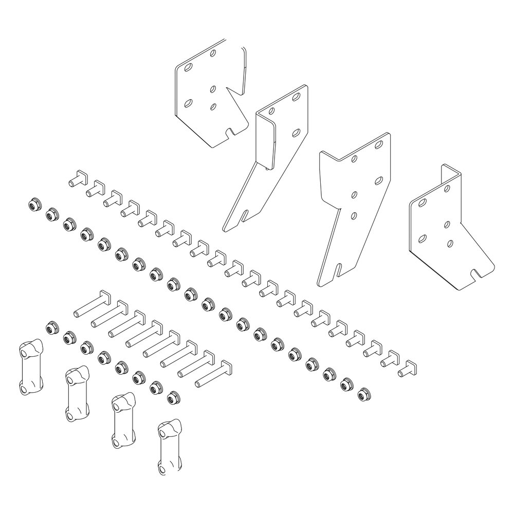 Munk montageset voor platformtrappen, compleet aan beide zijden, van Günzburger Steigtechnik Munk montageset voor platformtrappen, compleet aan beide zijden, uit de categorie "Platformtrappen" met artikelnummer 800014