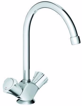 GROHE Costa 31831 DN 15 verchroomde keukenkraan met 2 grepen van het merk Grohe. GROHE Costa 31831 DN 15 verchroomde keukenkraan met twee hendels uit de categorie keukenkranen met artikelnummer 6000502435