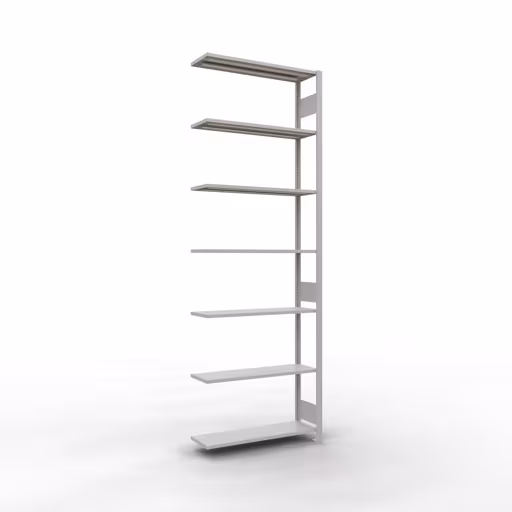 Figuur nr. 14 van het artikel aanbouwrekken, legbordstellingen, insteeksysteem MULTIplus85, 3000 x 1000 x 300 mm, 7 legborden, RAL 7035 lichtgrijs uit de productgroep insteeksysteem van het merk Schulte Lagertechnik.
