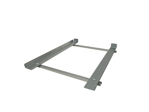 Containersteunset voor palletstellingen, raildiepte 50 mm, 800 x 1100 mm (B x D), verzinkt van Schulte Lagertechnik uit de categorie palletstellingen
