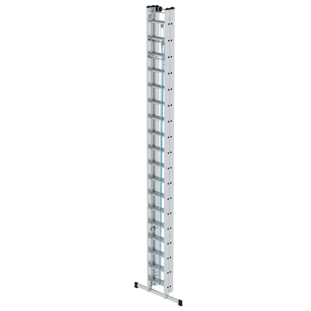 Produktbild (Abb. Ähnlich) 3812622 Munk 3-delige touwladder met standaard traverse 3x18 sporten