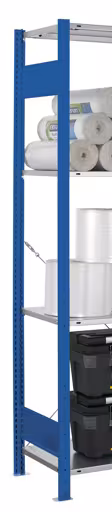 MULTIplus T-profiel frame 2000x300 mm, RAL 5010 gentiaanblauw, 2 dieptelatten, gedemonteerd door Schulte Lagertechnik met art.nr. 32770-B